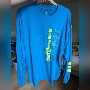 Disney Vibrant Blue Long Sleeve Tee